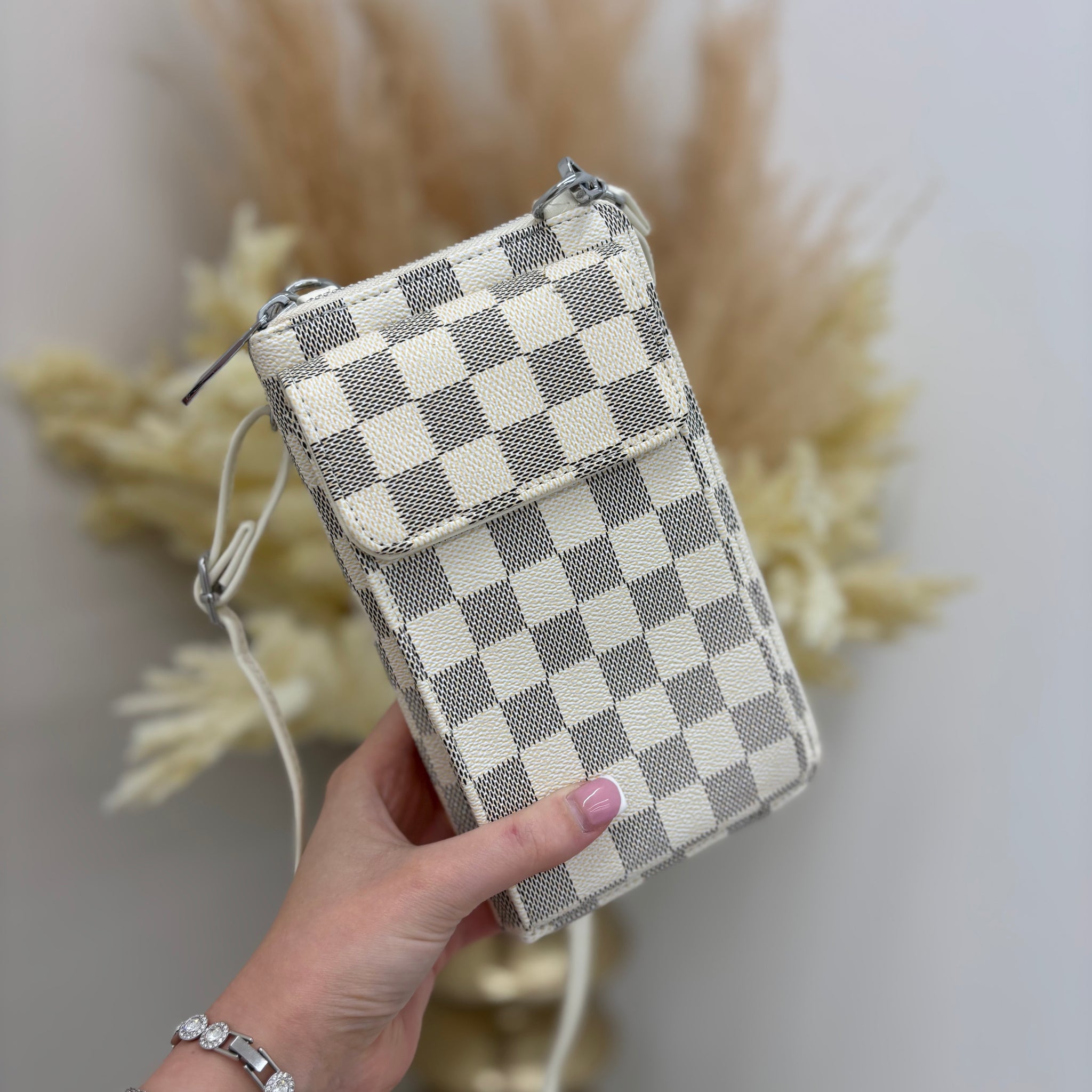 Flower Phone Bag with Matching Strap