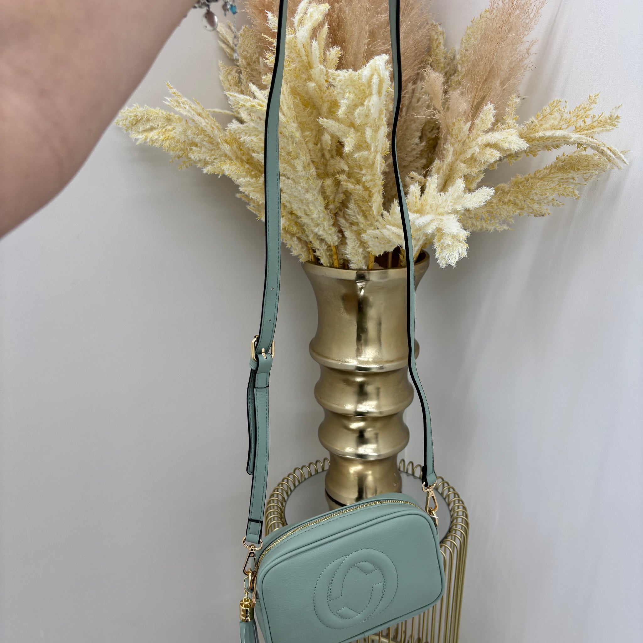 G Mini Clutch Bag with Matching Strap