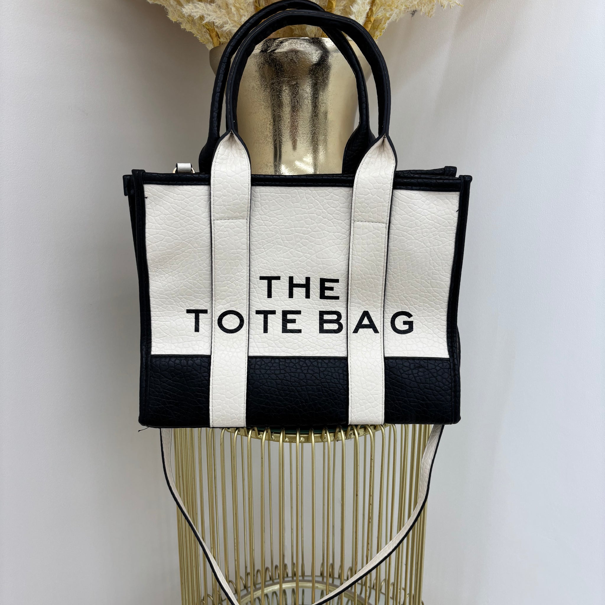 Leather Look Medium TTB Tote Bag