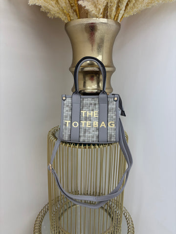 Mini Woven Look Body Strap Bag