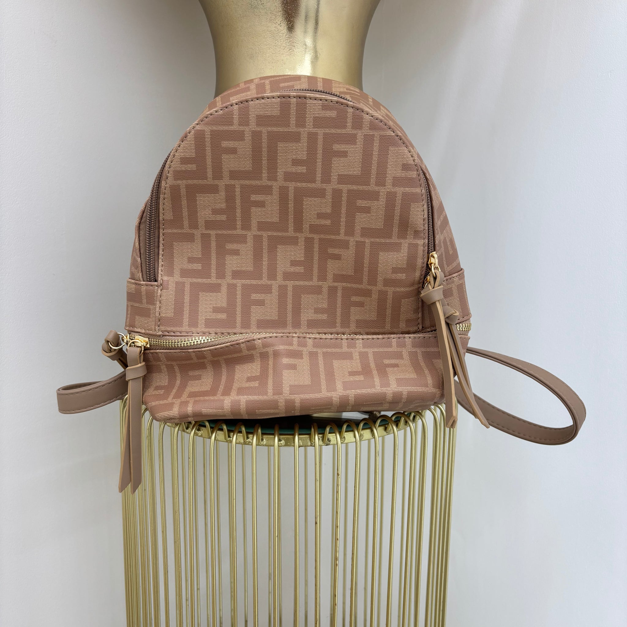 F Small Tassled Backpack