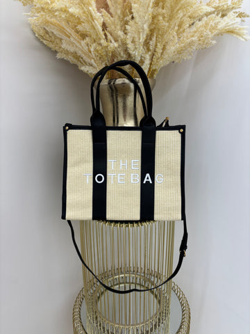 Woven Medium Tote Bag