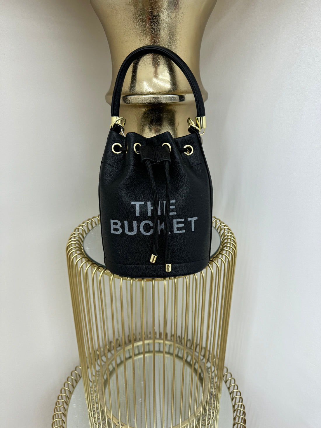 BUCKET mini bucket cross body bag