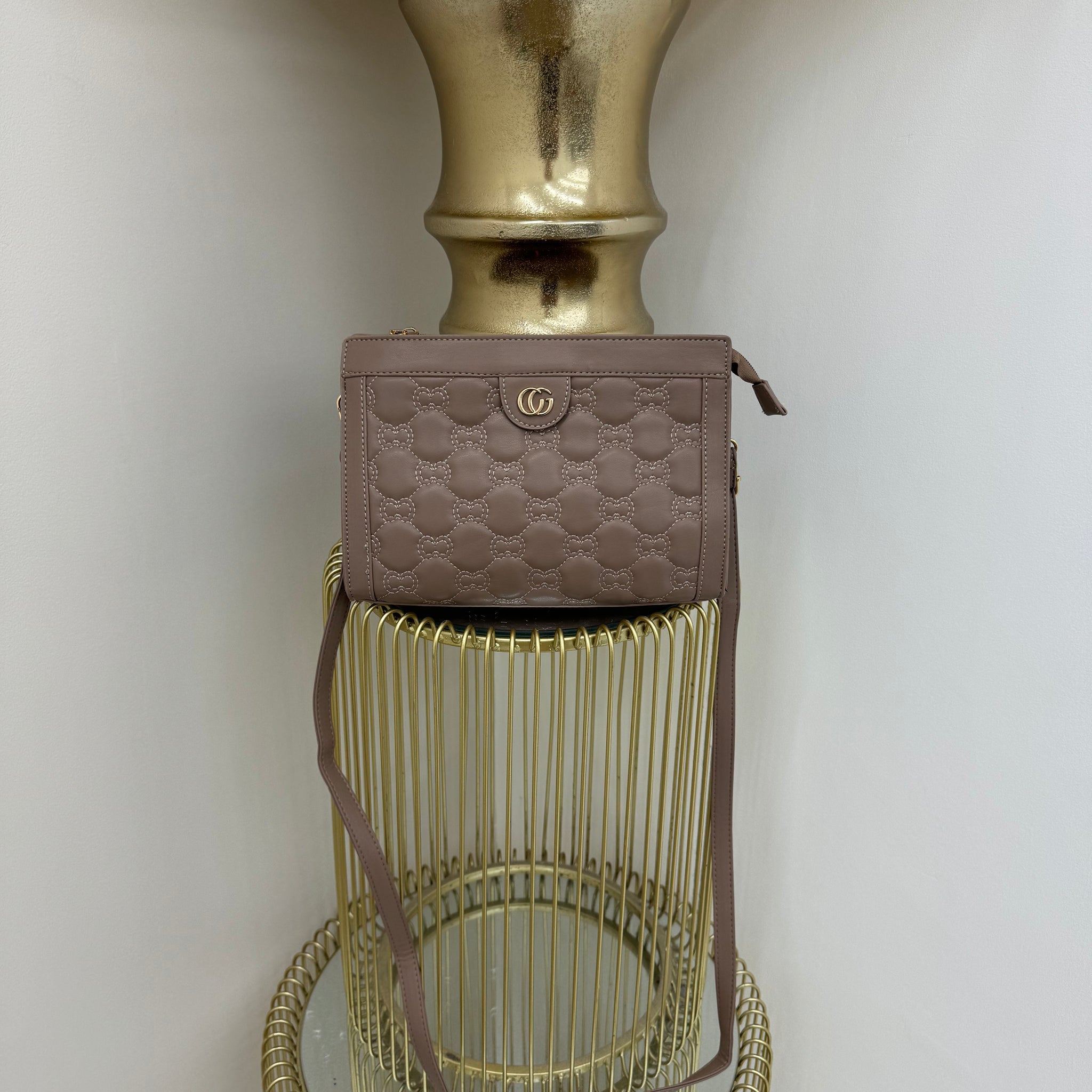 GGG embossed cross body bag