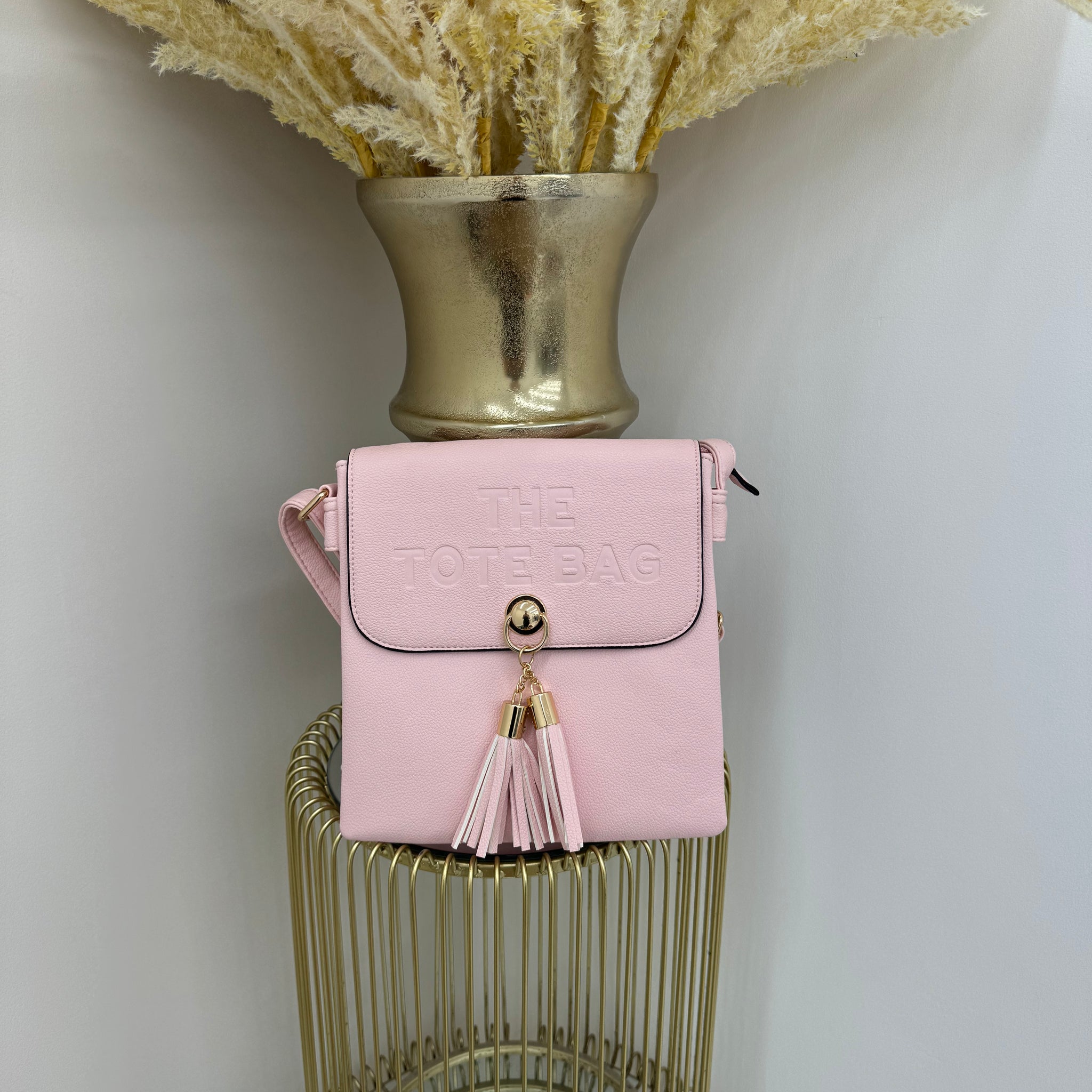 TTB Tassel front tote cross body bag