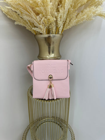 TTB Tassel front tote cross body bag